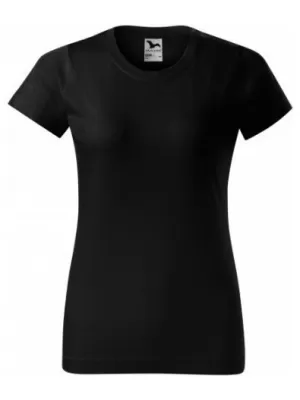 Tricou pentru femei MALFINI BASIC 134 NEGRU