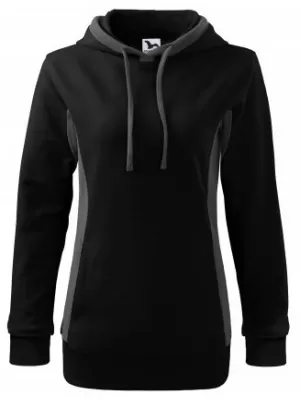 Hanorac de dama MALFINI KANGAROO 408 NEGRU