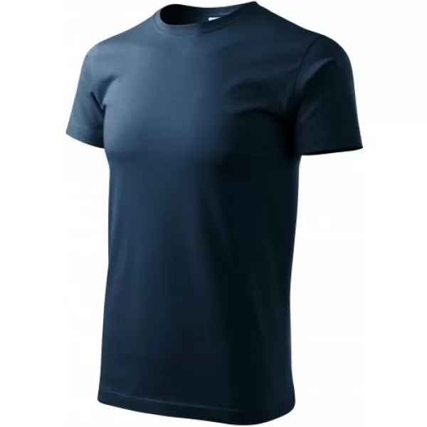  Tricou pentru bărbați MALFINI HEAVY NEW 137 ALBASTRU MARIN 