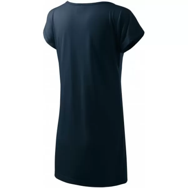  Tricou lung de damă MALFINI LOVE 123 ALBASTRU MARIN 