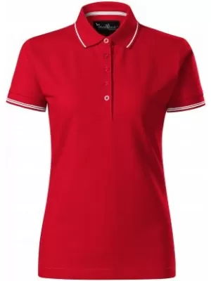Tricou de damă cu guler MALFINI PREMIUM PERFECTION PLAIN 253 FORMULA ROSIE