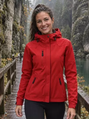 Jachetă softshell pentru femei MALFINI NANO 532 ROŞU