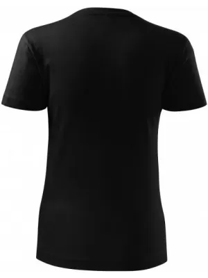 Tricou pentru femei MALFINI CLASSIC NEW 133 NEGRU