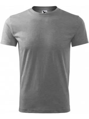 Tricou pentru bărbați MALFINI CLASSIC NEW 132 EVIDENȚIERI GRI ÎNCHIS