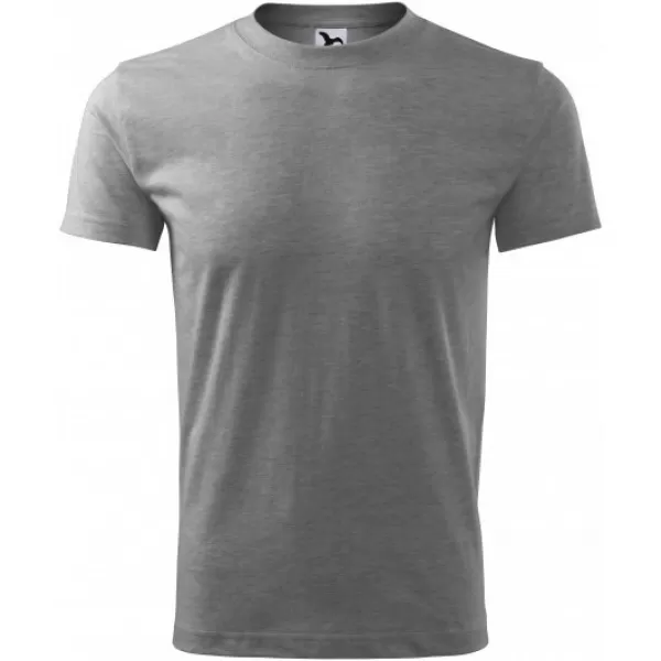  Tricou pentru bărbați MALFINI CLASSIC NEW 132 EVIDENȚIERI GRI ÎNCHIS 