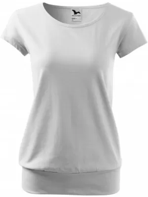 Tricou pentru femei MALFINI CITY 120 ALB