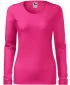 Tricou de damă cu mâneci lungi MALFINI SLIM 139 MAGENTA