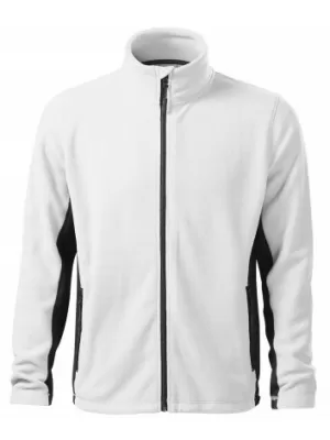 Hanorac pentru bărbați din fleece MALFINI FROSTY 527 ALB