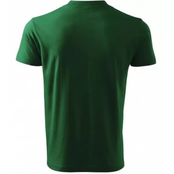 Tricou pentru bărbați MALFINI V-NECK 102 VERDE STICLA 