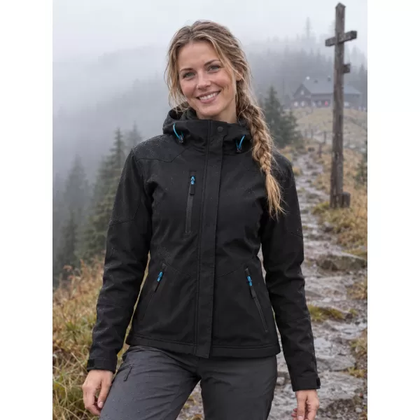  Jachetă softshell pentru femei MALFINI NANO 532 NEGRU 