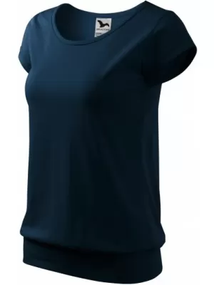 Tricou pentru femei MALFINI CITY 120 ALBASTRU MARIN