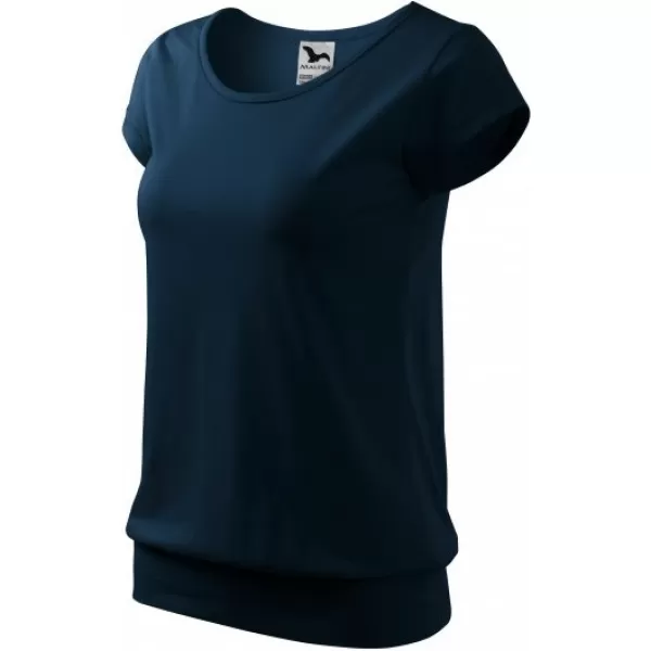  Tricou pentru femei MALFINI CITY 120 ALBASTRU MARIN 