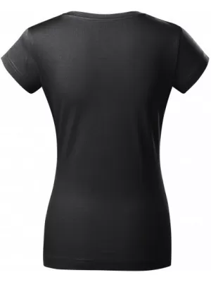 Tricou pentru femei MALFINI FIT V-NECK 162 GRI ABANOS