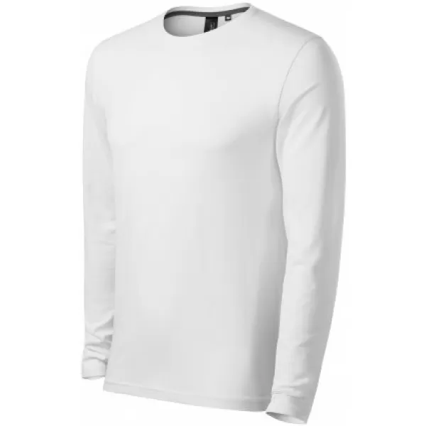  Tricou pentru bărbați cu mâneci lungi MALFINI PREMIUM BRAVE 155 ALB 