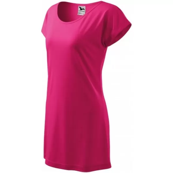  Tricou lung de damă MALFINI LOVE 123 MAGENTA 