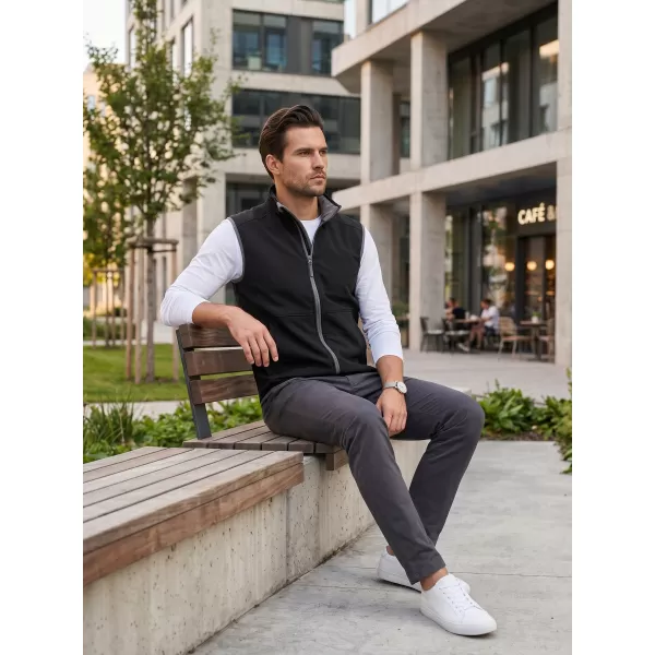  Vestă softshell pentru bărbați MALFINI VISION 517 NEGRU 