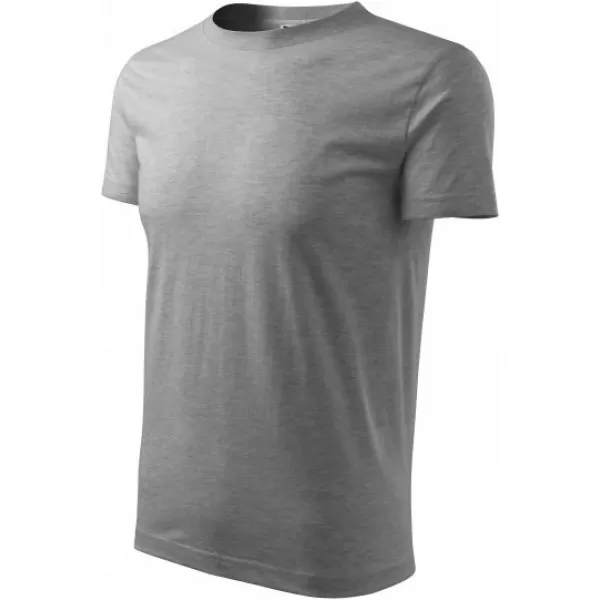  Tricou pentru bărbați MALFINI CLASSIC NEW 132 EVIDENȚIERI GRI ÎNCHIS 
