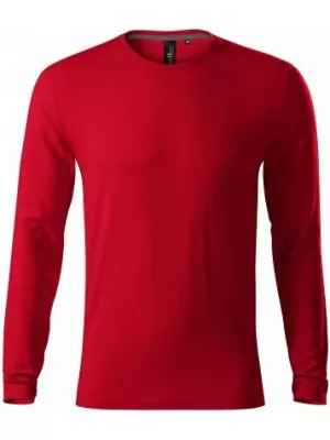 Tricou pentru bărbați cu mâneci lungi MALFINI PREMIUM BRAVE 155 FORMULA ROSIE