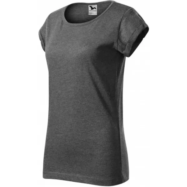  Tricou de damă MALFINI FUSION 164 EVIDENȚIERE NEAGRĂ 