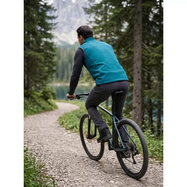  Vestă softshell pentru bărbați MALFINI VISION 517 TURCOAZ ÎNCHIS 