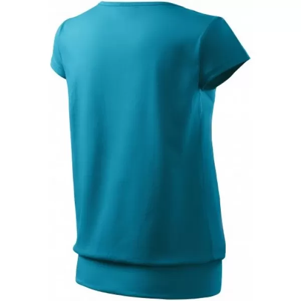  Tricou pentru femei MALFINI CITY 120 TURCOAZ ÎNCHIS 