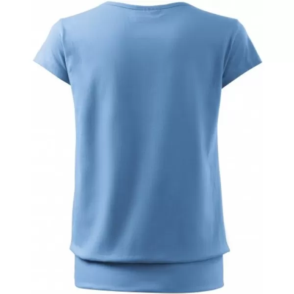  Tricou pentru femei MALFINI CITY 120 ALBASTRU CERUL 