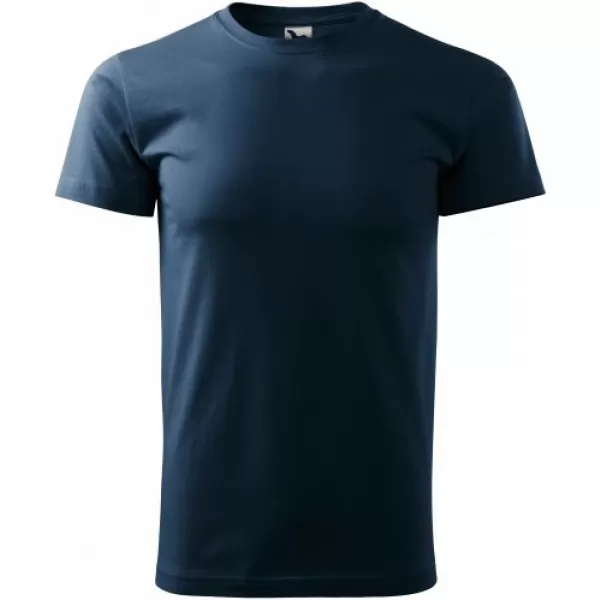  Tricou pentru bărbați MALFINI HEAVY NEW 137 ALBASTRU MARIN 