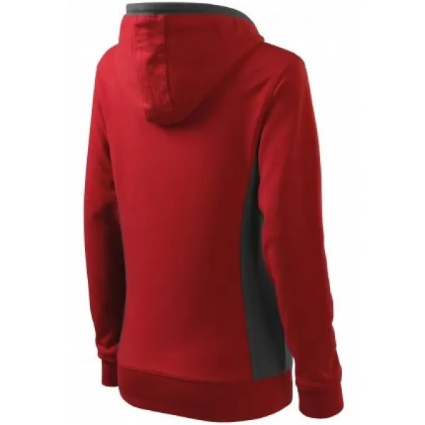 Hanorac de dama MALFINI KANGAROO 408 ROŞU 