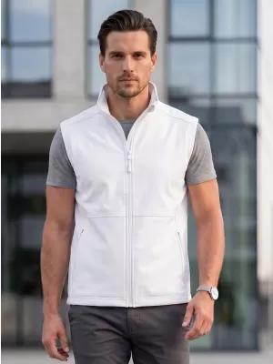Vestă softshell pentru bărbați MALFINI VISION 517 ALB