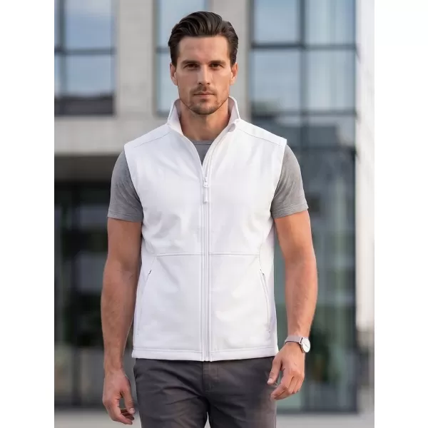  Vestă softshell pentru bărbați MALFINI VISION 517 ALB 