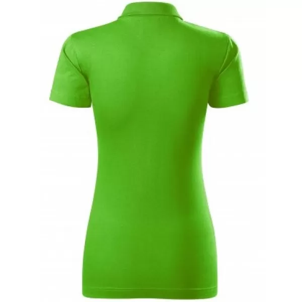  Tricou de damă cu guler MALFINI SINGLE J. 223 VERDE MĂR 