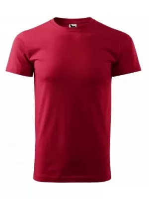 Tricou pentru bărbați MALFINI BASIC 129 ROȘU MARLBORO
