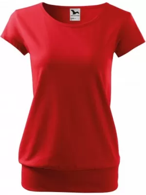 Tricou pentru femei MALFINI CITY 120 ROŞU