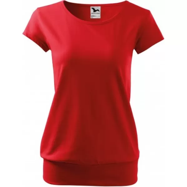  Tricou pentru femei MALFINI CITY 120 ROŞU 