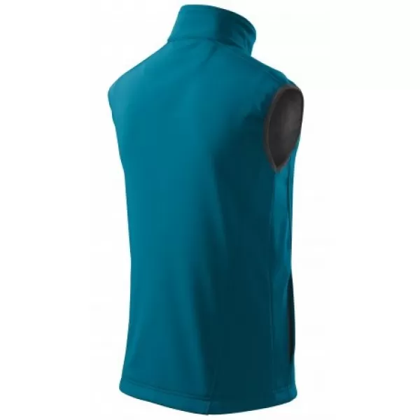  Vestă softshell pentru bărbați MALFINI VISION 517 TURCOAZ ÎNCHIS 