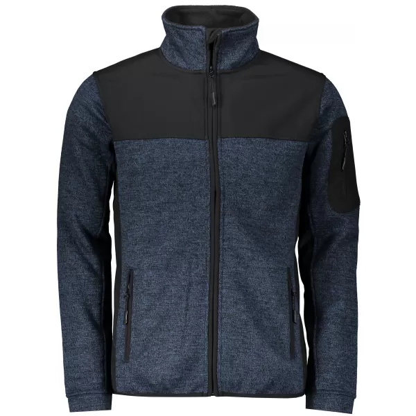  Jachetă/pulover softshell pentru bărbați MALFINI CASUAL 550 KNIT BLUE MALFINI PREMIUM 