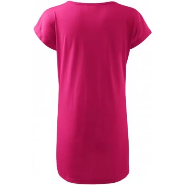  Tricou lung de damă MALFINI LOVE 123 MAGENTA 