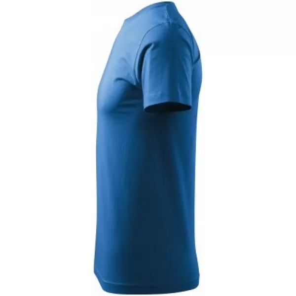  Tricou pentru bărbați MALFINI BASIC 129 ALBASTRU AZURIU 