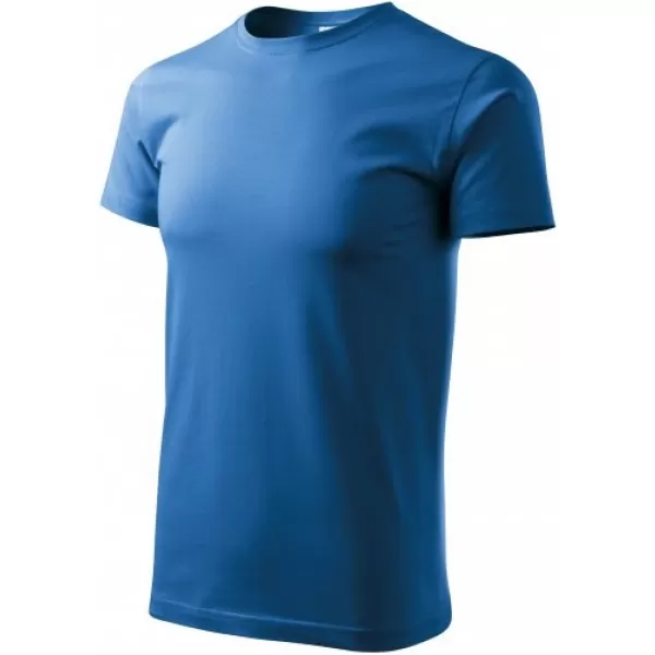  Tricou pentru bărbați MALFINI HEAVY NEW 137 ALBASTRU AZURIU 