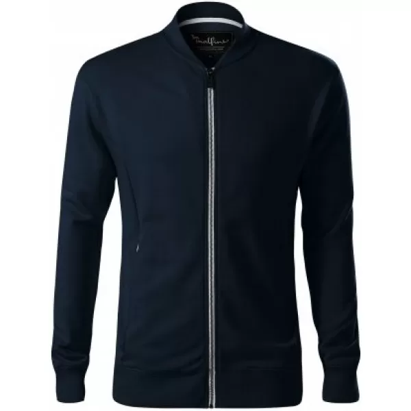  Hanorac pentru bărbați MALFINI PREMIUM BOMBER 453 ALBASTRU MARIN 