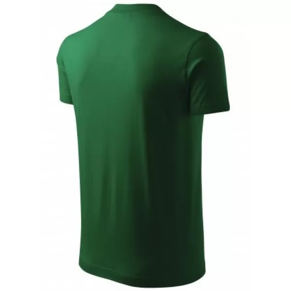  Tricou pentru bărbați MALFINI V-NECK 102 VERDE STICLA 