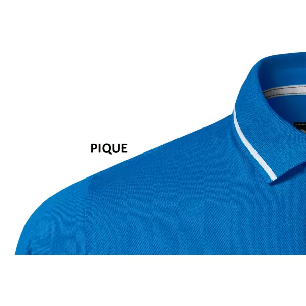  Tricou de damă cu guler MALFINI PREMIUM PERFECTION PLAIN 253 SNORKEL ALBASTRU 