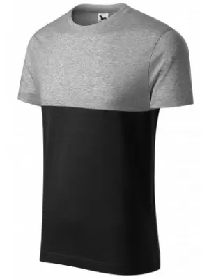 Tricou pentru bărbați MALFINI CONNECTION 177 EVIDENȚIERI GRI ÎNCHIS