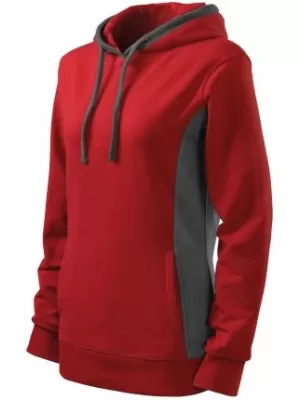 Hanorac de dama MALFINI KANGAROO 408 ROŞU