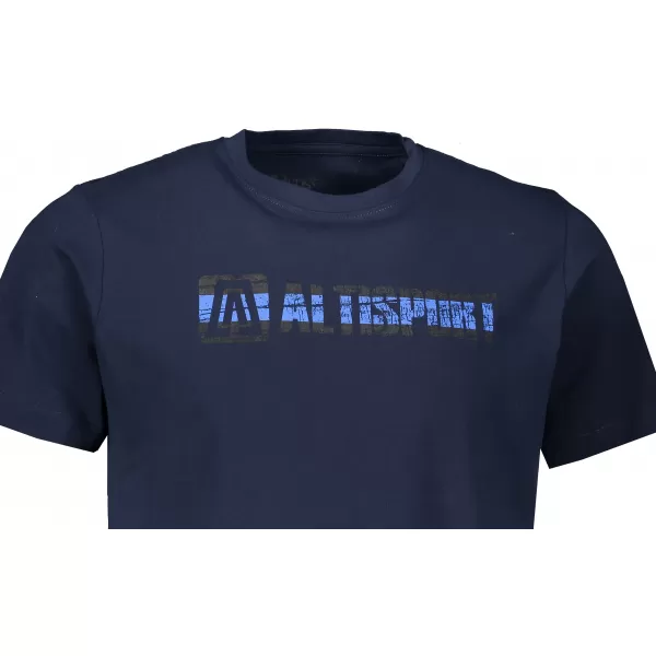  Tricou pentru bărbați ALTISPORT BABER MTSS606 ALBASTRU INCHIS 