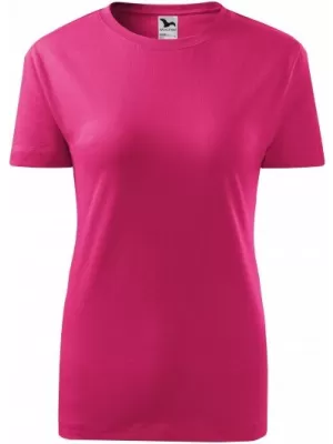 Tricou pentru femei MALFINI CLASSIC NEW 133 MAGENTA