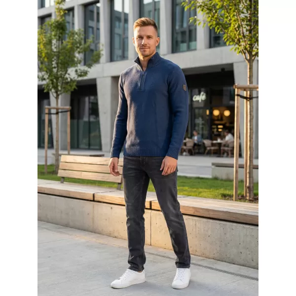  Pulover pentru bărbați ALTISPORT BASEK MPLS094 ALBASTRU INCHIS 