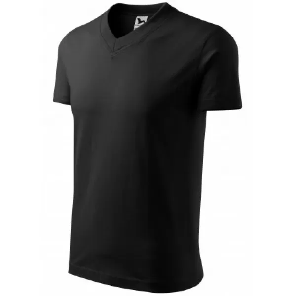  Tricou pentru bărbați MALFINI V-NECK 102 NEGRU 