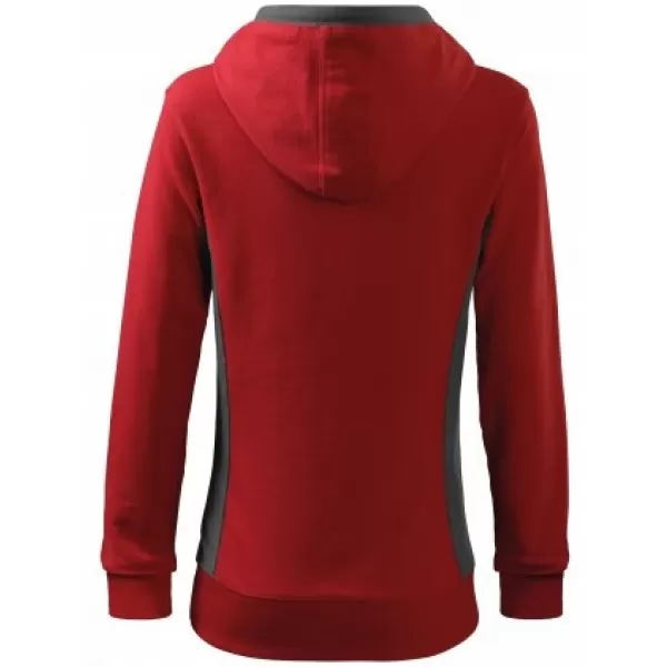  Hanorac de dama MALFINI KANGAROO 408 ROŞU 