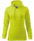 Hanorac de dama MALFINI TRENDY ZIPPER 411 LĂMÂIE VERDE